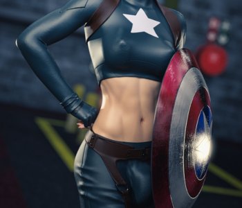 comic Anya As Cap