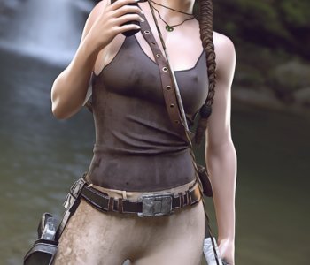 comic Lara Adventurer