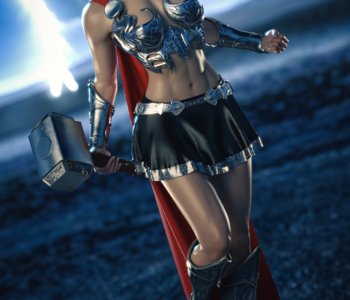 comic Anya As Thor