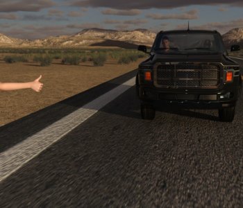 comic Hot Hitchhike