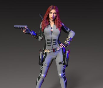 comic Black Widow's Many Faces