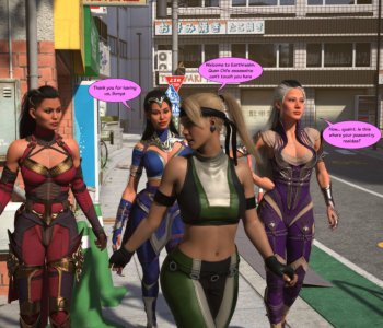 comic Kombat Girls