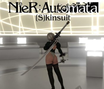comic Nier Automata Skinsuit