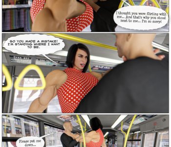comic Bus Stop