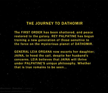 comic Journey To Dathomir
