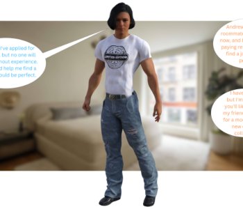 comic Paying Rent