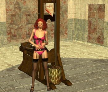 comic Two hotties in museum