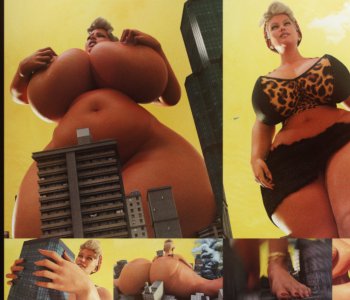 comic Attack Of The 1000 Foot Lady