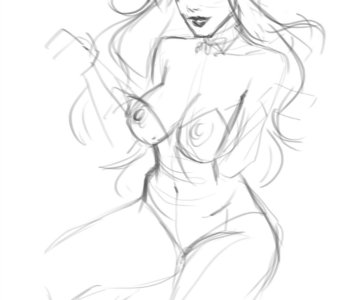 comic Shego steps