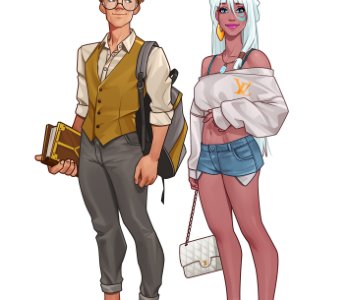 comic Kida and Milo