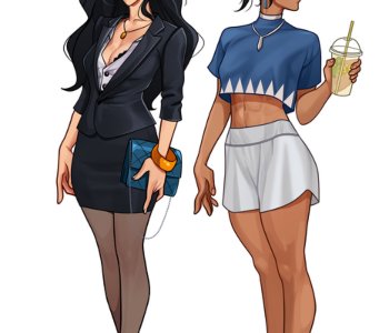 comic Korra and Asami