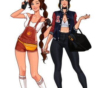 comic Ty Lee and Azula