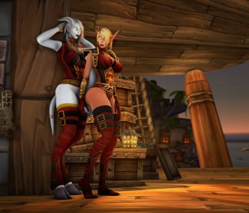 comic Booty Bay Beauties