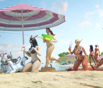comic Fun in the Sun