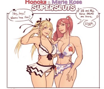 comic Honoka & Marie Rose Supersluts