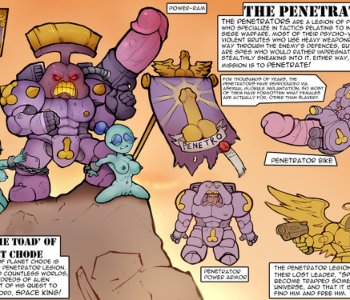 comic Space King - The Penetrators