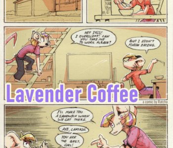 comic Lavender Coffee