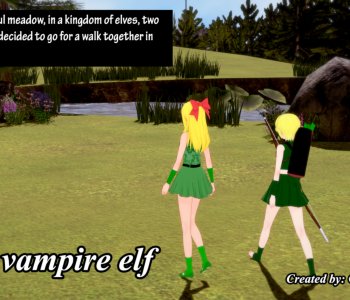 comic The vampire elf