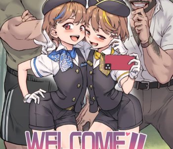 Welcome!! Riko & Rika's Trap Service - Bus Guide Tour Porn Comics