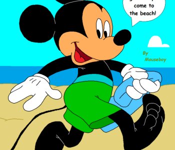 Minnie's Beach Encounter Porn Comics