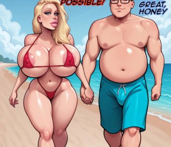 Her Personal Trainer Joins Them On Vacation Porn Comics