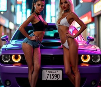Babes and cars Porn Comics
