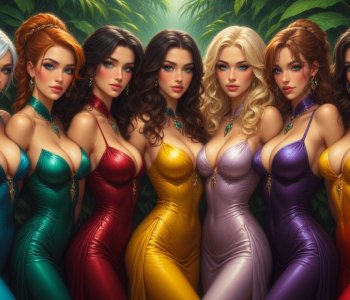 Multiple women Porn Comics