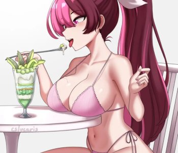 Neo Enjoying Her Parfait Porn Comics