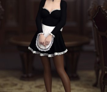 The Busty Maid Porn Comics