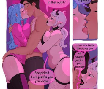 Triple Temptation Porn Comics